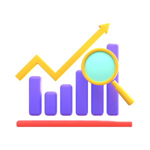 Transparent Analytics and Reporting dashboard showing clear business insights